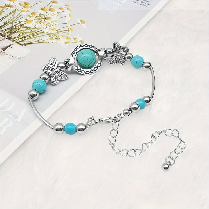 Bracelet Oasis Vol de papillon | Or blanc