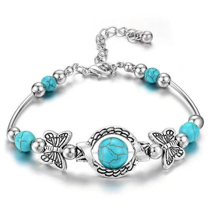 Bracelet Oasis Vol de papillon | Or blanc
