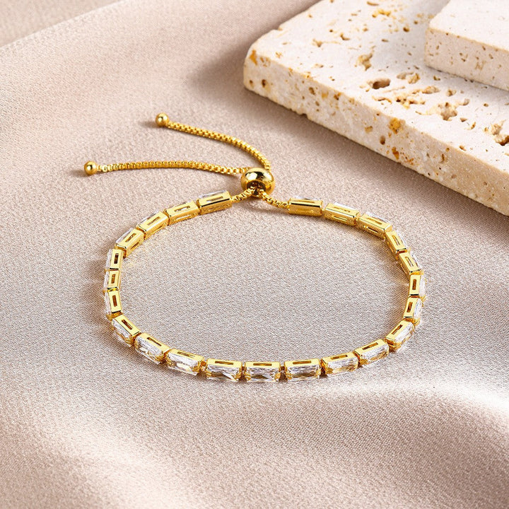 Bracelet de tennis Horizon | Or