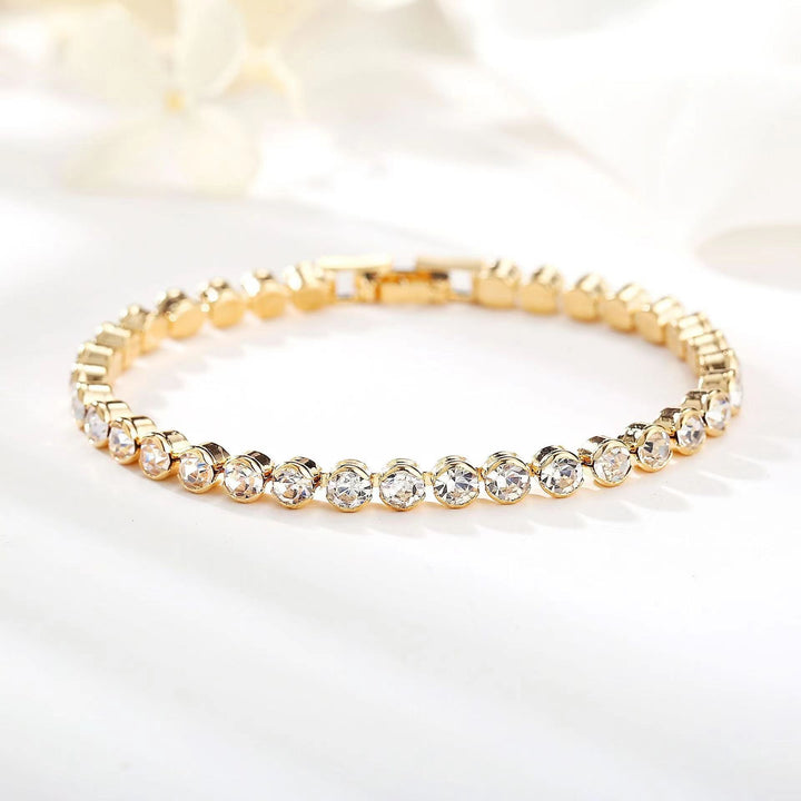 Bracelet de tennis en Coupe ronde | Or
