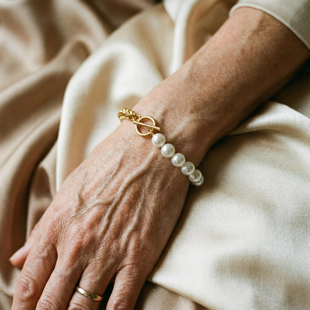 Bracelet élégant et marguerites | Or