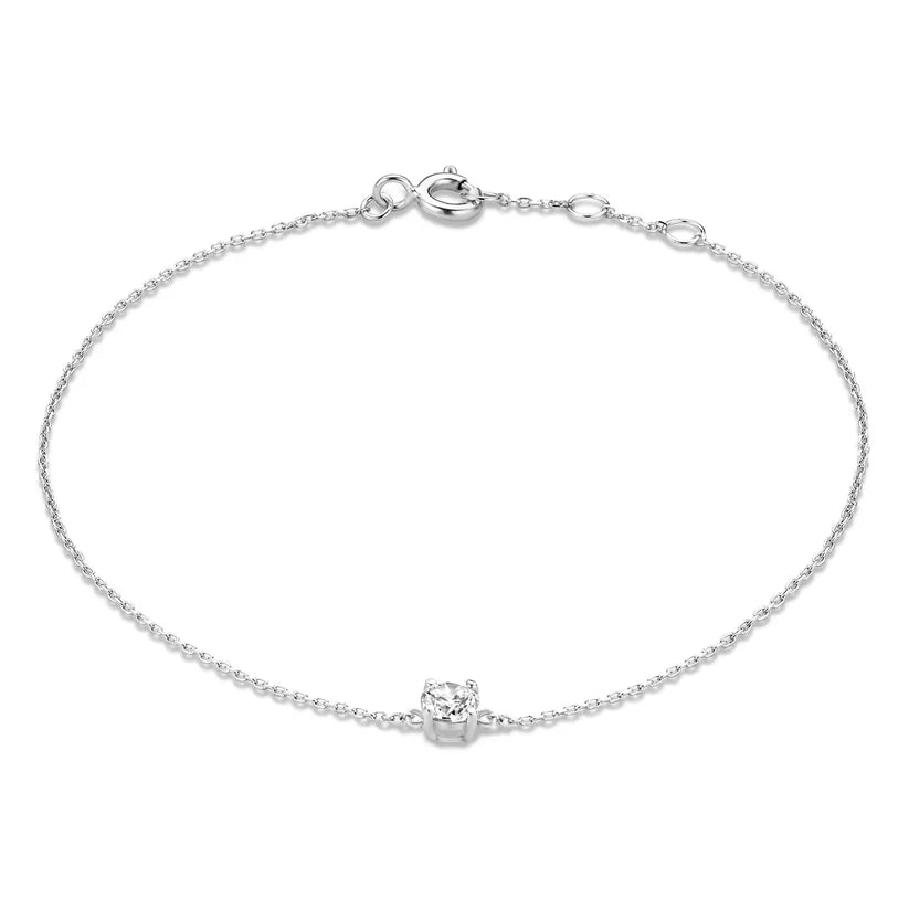 Bracelet en pierre moissanite Cléa | Or
