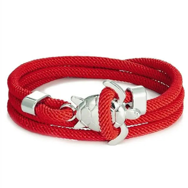 Bracelet fait main avec tortue de mer | Or