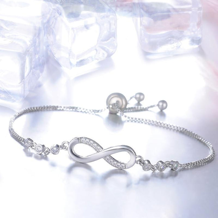 Bracelet infini ajustable | Or