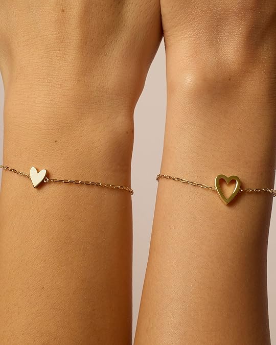 Bracelets cœur rayonnant | Or