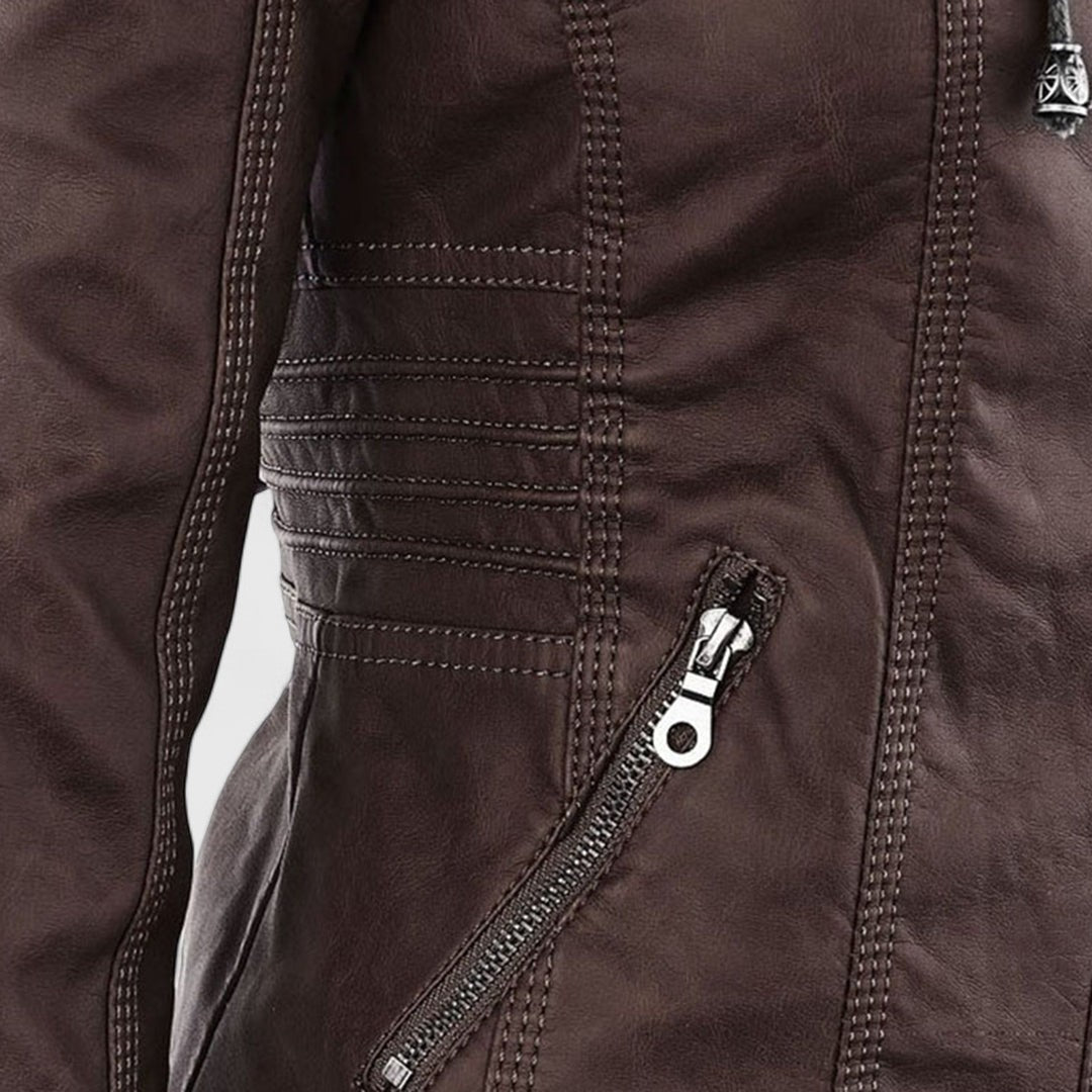 Basilea - Kožená moto bunda s pohodlím a elegantným dizajnom