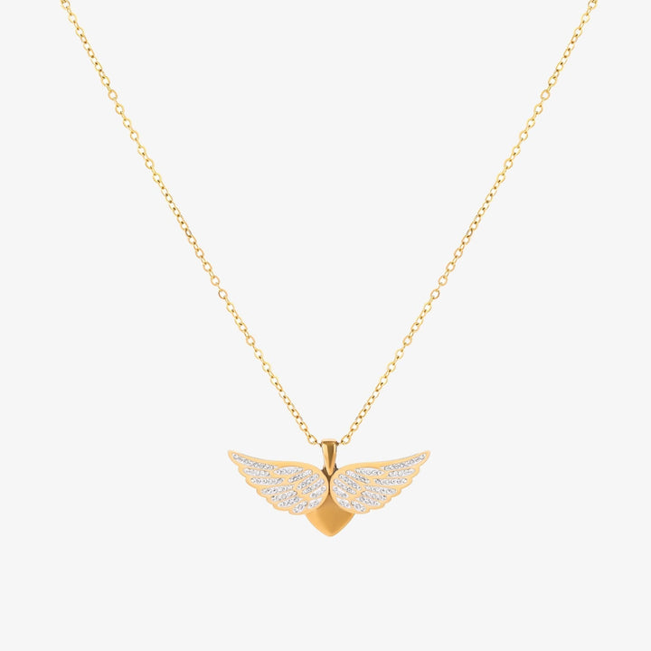 Collier ailes d'ange Élevées | Or