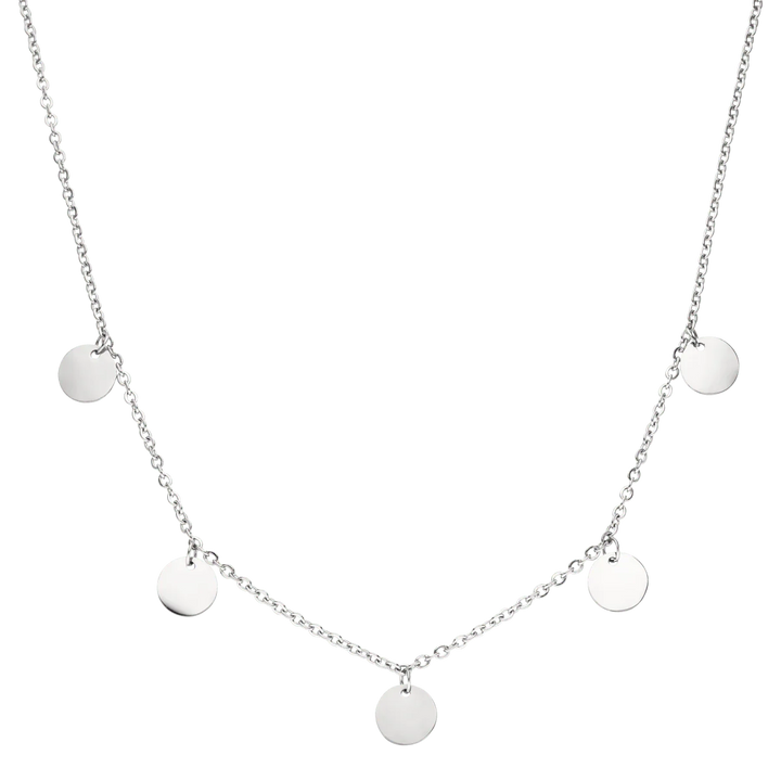 Collier Bouddha coloré | Or blanc