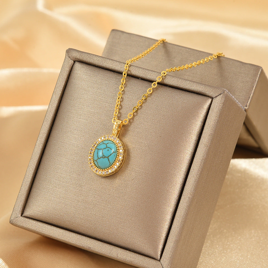 Collier Calysse Azure bloom | Or