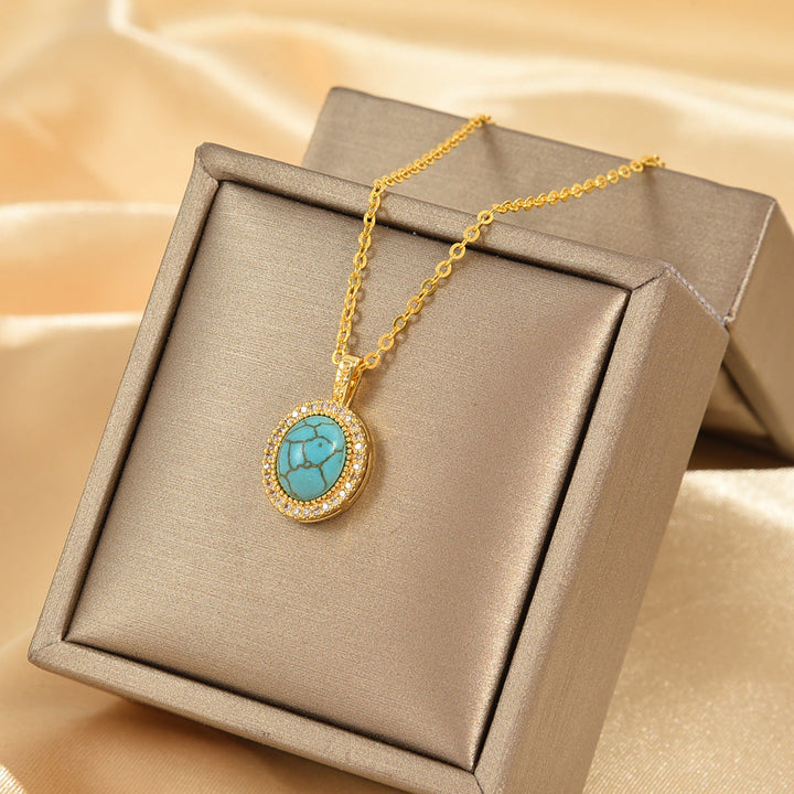 Collier Calysse Azure bloom | Or