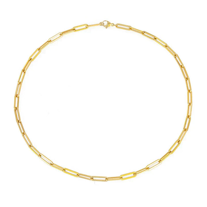 Collier chaîne élégant Archen | Or blanc