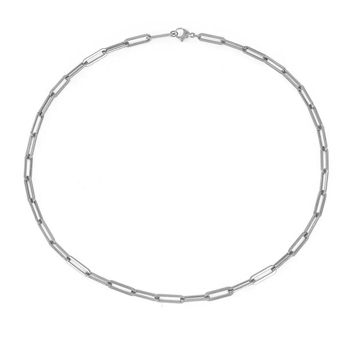 Collier chaîne élégant Archen | Or blanc