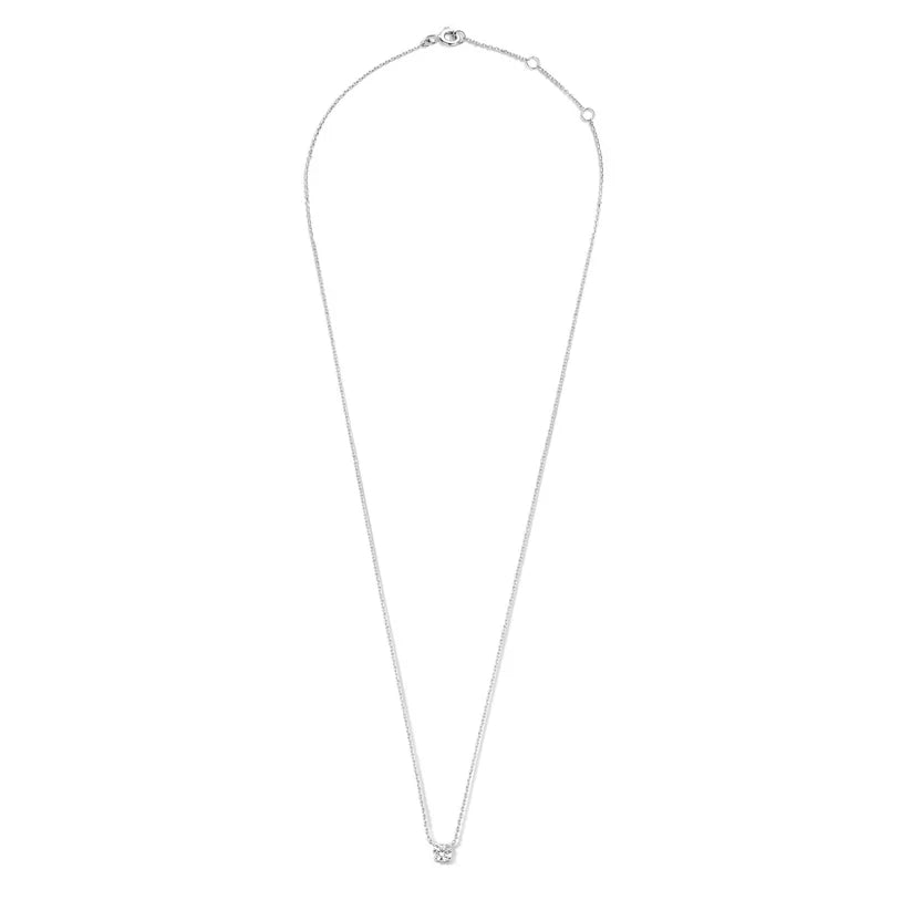 Collier Cléa en pierre | Or blanc