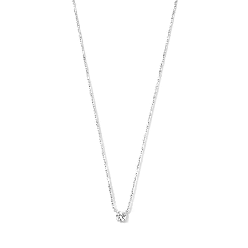 Collier Cléa en pierre | Or blanc