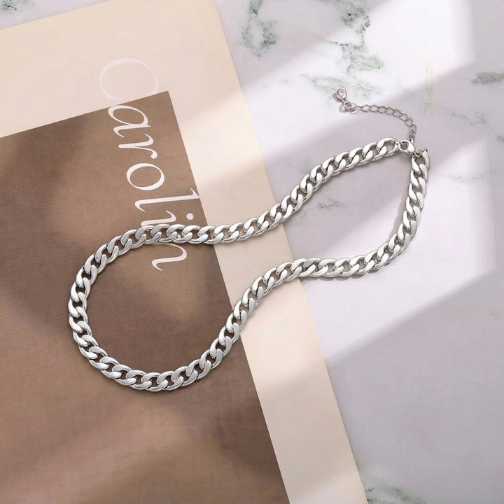Collier cubain à gros maillons | Or