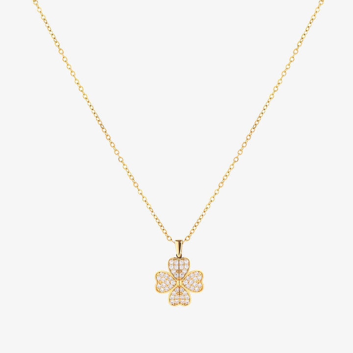 Collier fleur cœur | Or