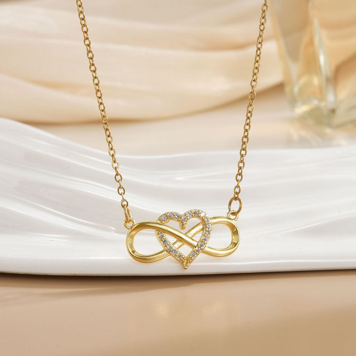 Collier infini nœud d'amour | Or