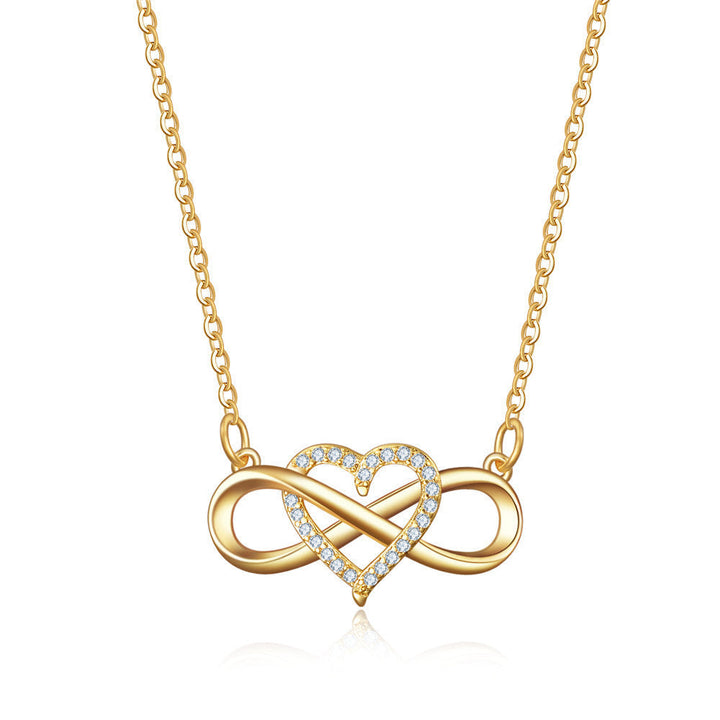 Collier infini nœud d'amour | Or