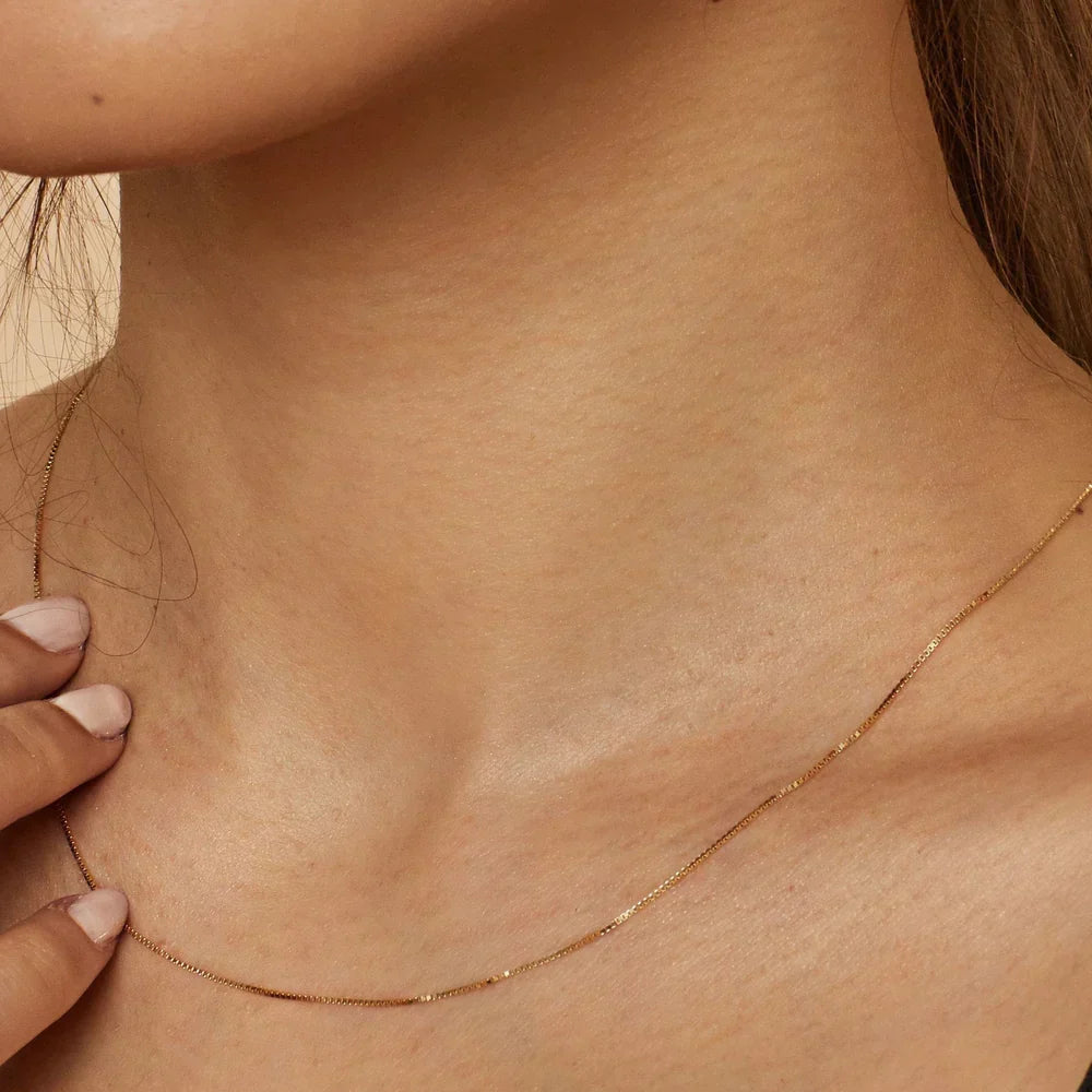 Collier maillon cubain | Or