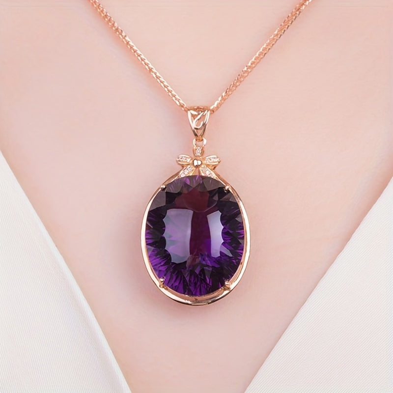 Collier Maria ametyst | Zlato