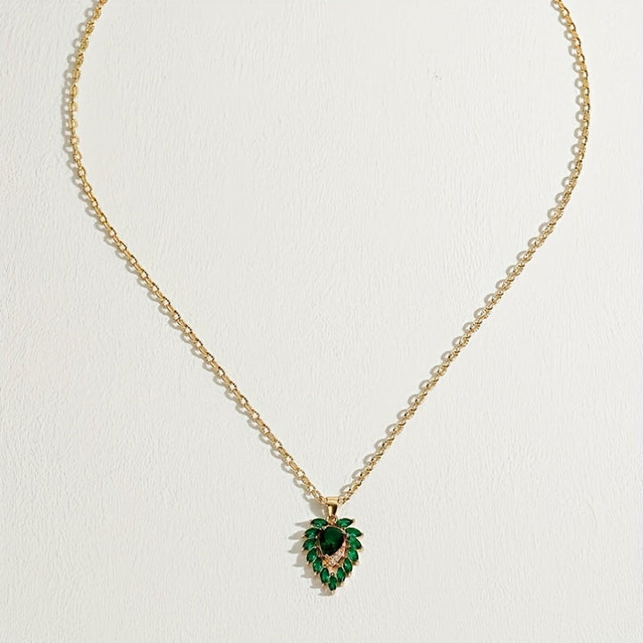Collier Matilde en émeraude | Or