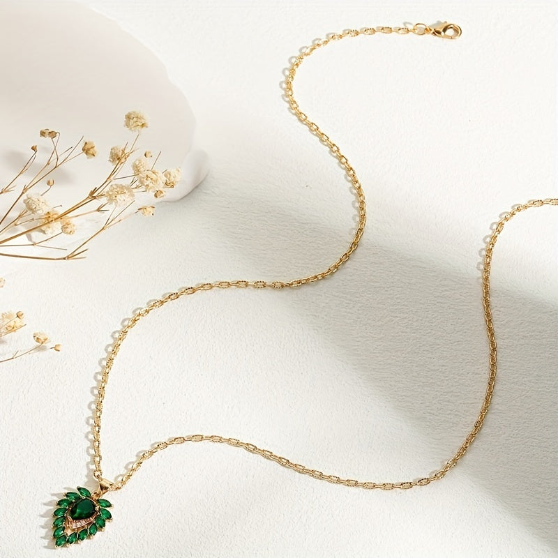 Collier Matilde en émeraude | Or