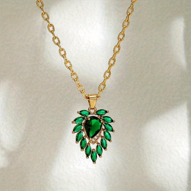 Collier Matilde en émeraude | Or