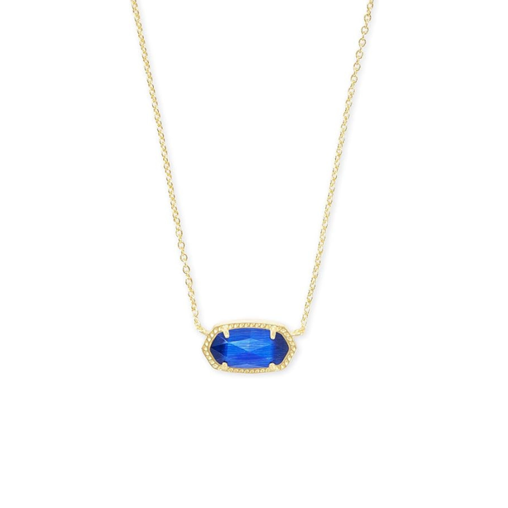 Collier ovale saphir classique | Or