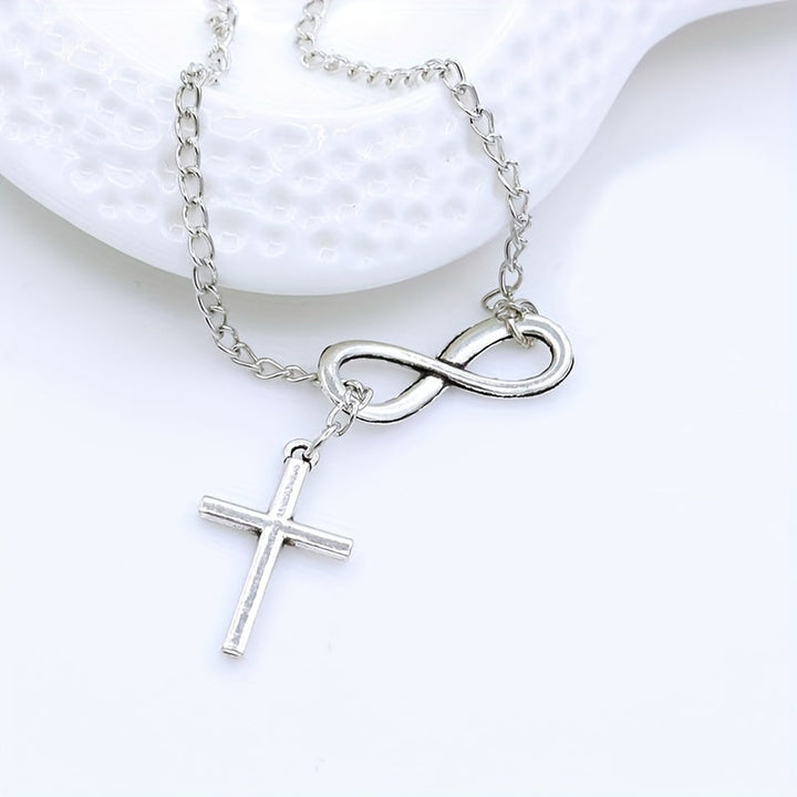 Collier pendentif croix éternelle | Or