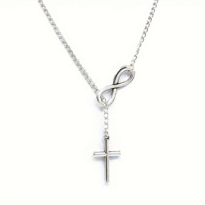 Collier pendentif croix éternelle | Or