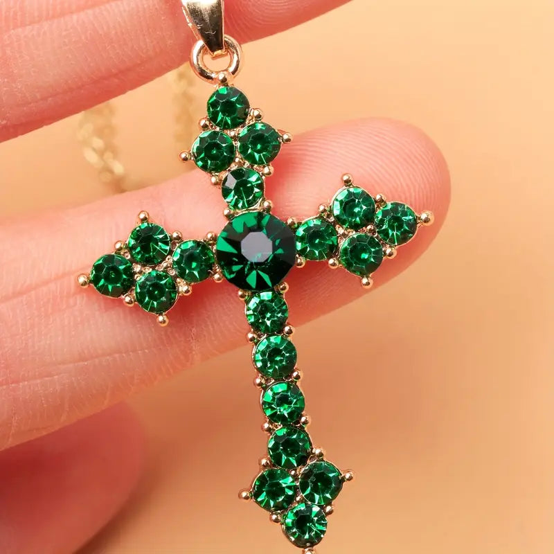 Collier Véridienne croix de cœur | Or