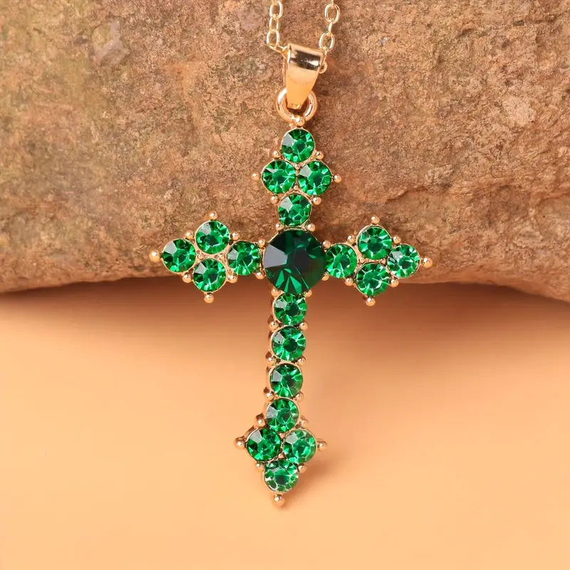 Collier Véridienne croix de cœur | Or
