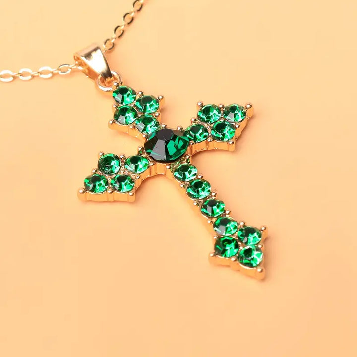 Collier Véridienne kríž srdca | Zlato