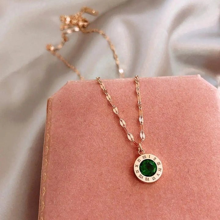 Collier avec émeraude | Or