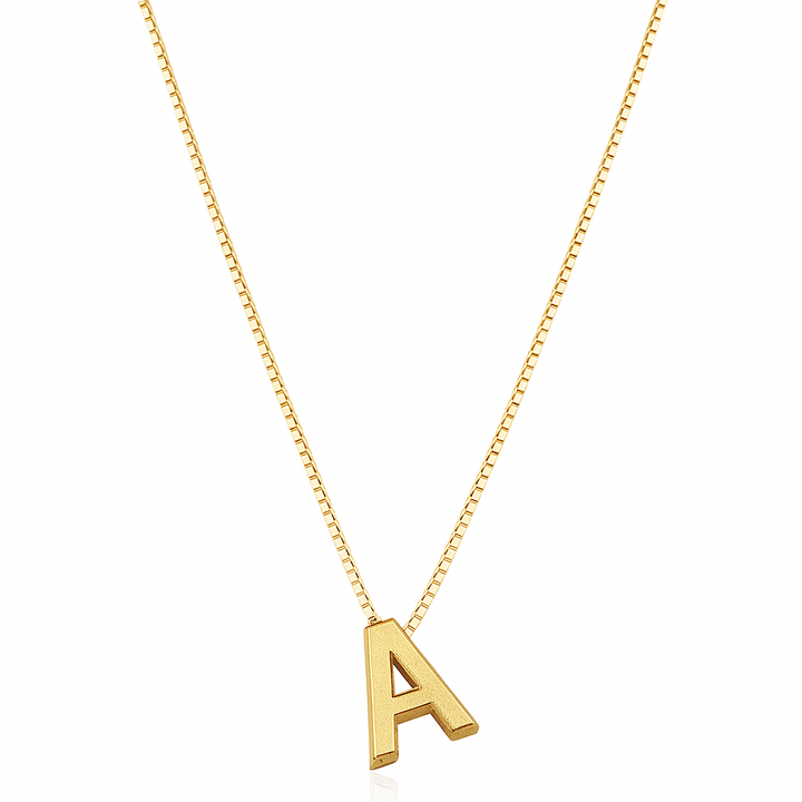 Collier avec initiale | Or