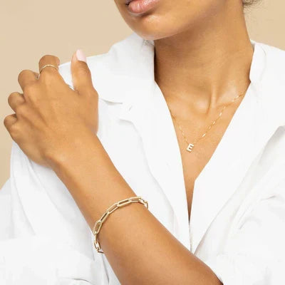 Collier avec initiale | Or