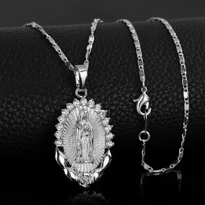 Collier avec médaille de la Vierge Marie | Or