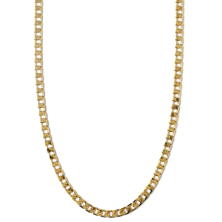 Collier en chaîne à maillons Plats | Or