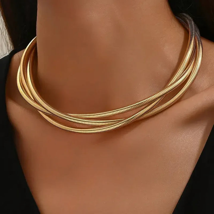 Collier à trois couches | Or