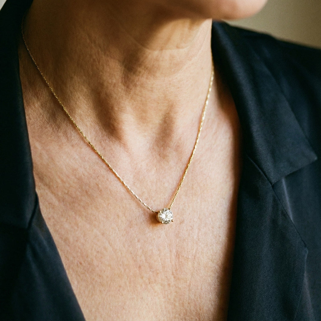 Collier avec diamants | Or
