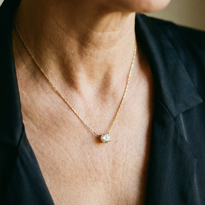 Collier avec diamants | Or