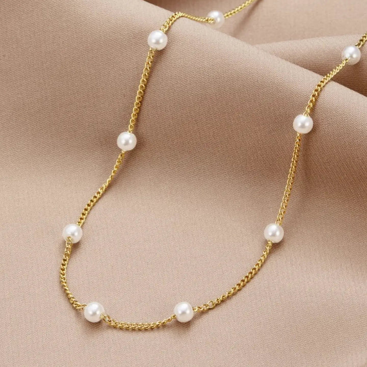Collier avec perle naturelle | Or