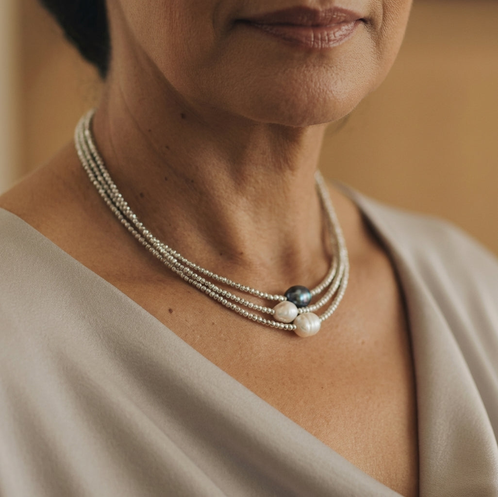 Collier en perles naturelles | Or