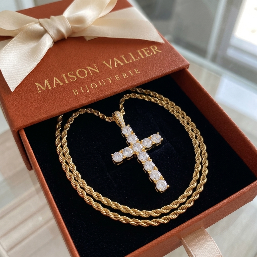 Collier croix | Or