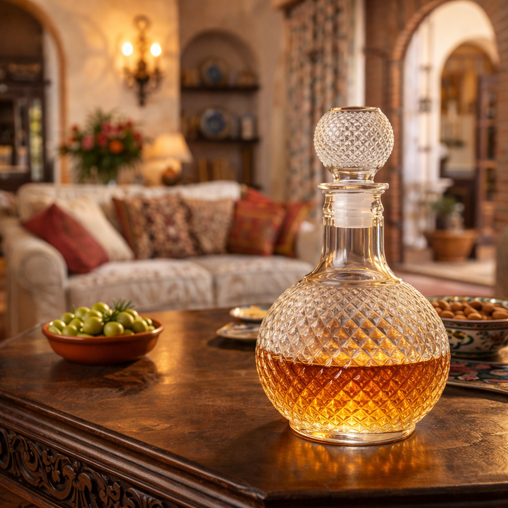 Karafa na whisky - Diamantový rez