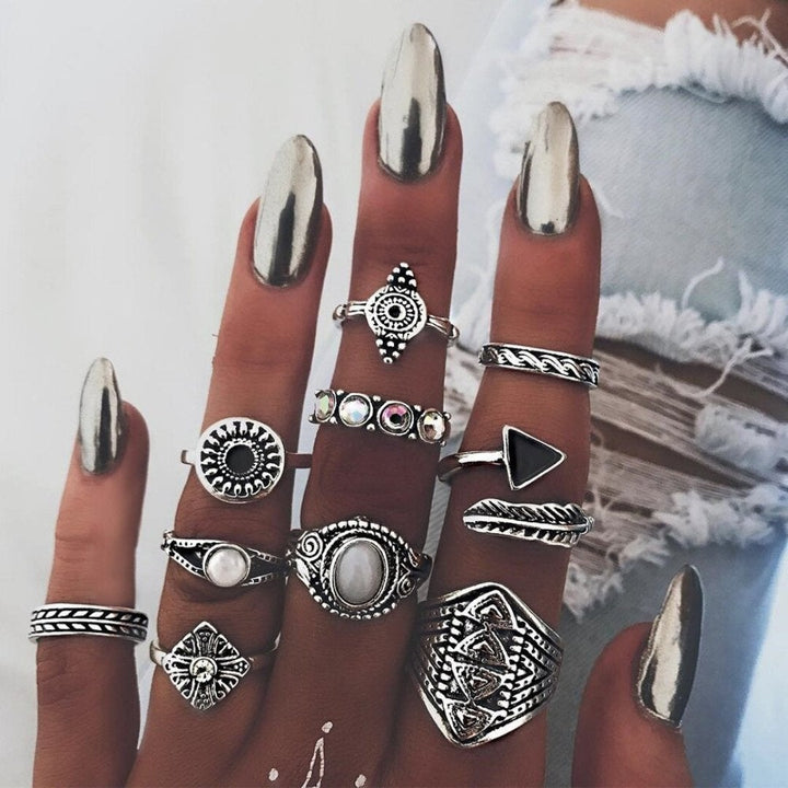 Ensemble Premium exclusif avec 8 à 12 bagues | Or