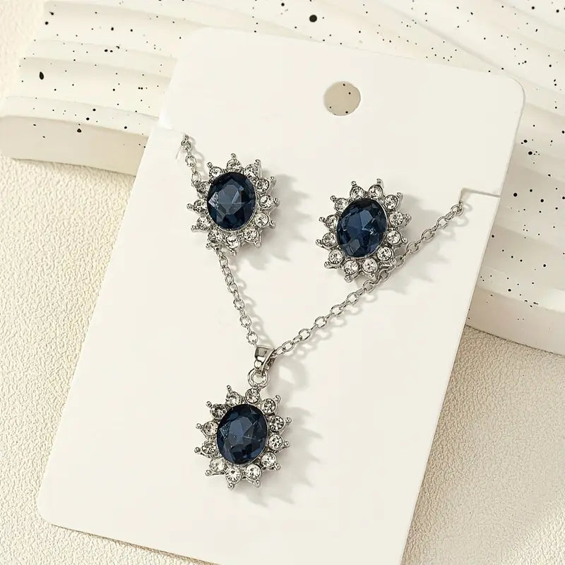 Ensemble de bijoux Katia Azuryn | Or blanc