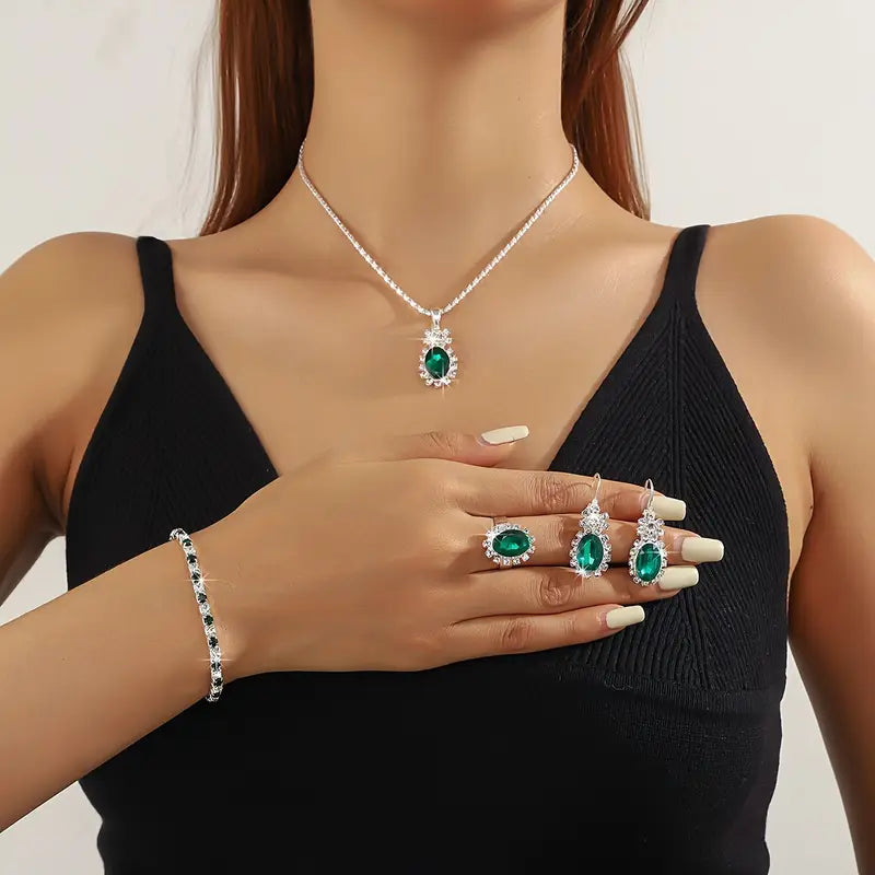 Ensemble de bijoux Seloria Grévalle | Or blanc