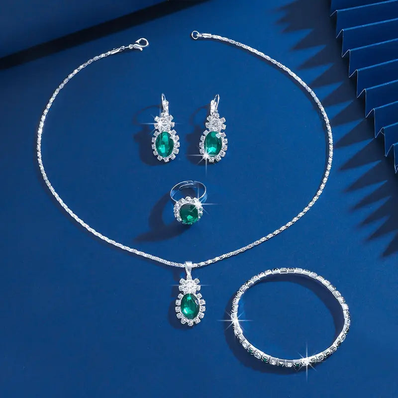 Ensemble de bijoux Seloria Grévalle | Or blanc