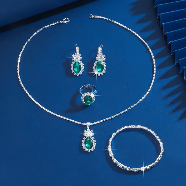 Ensemble de bijoux Seloria Grévalle | Or blanc